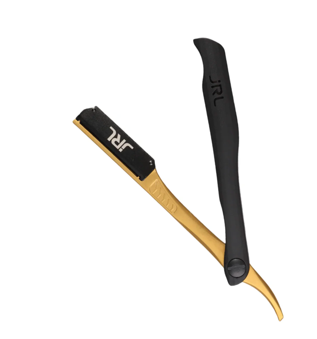 JRL Magnetic Straight Edge Razor gold