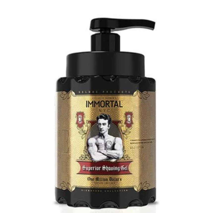 Immortal One Million Dollars Shaving Gel 33.8 oz