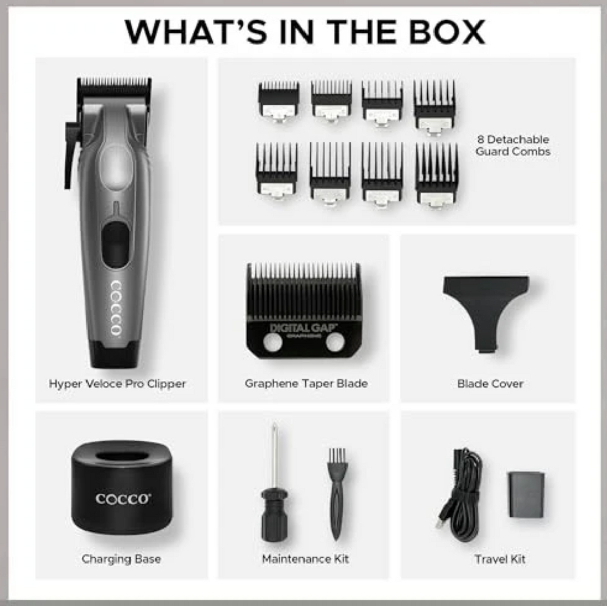 COCCO VELOCE CLIPPER GREY | CVPC-GREY