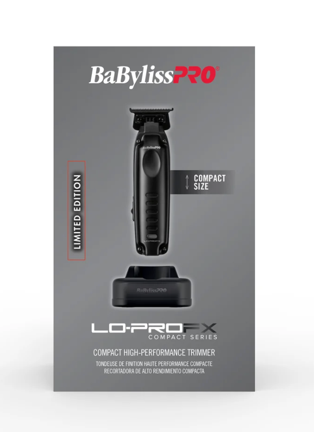 BaBylissPRO Lo-PROFX Low Profile Compact Trimmer - Matte Black (FX72MB)