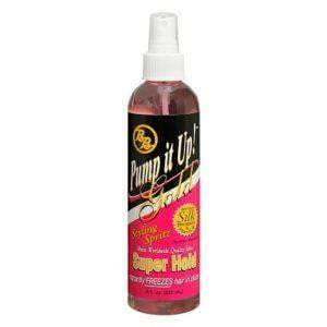 BB Pump It Up Super Hold Gold Styling Spritz 8oz