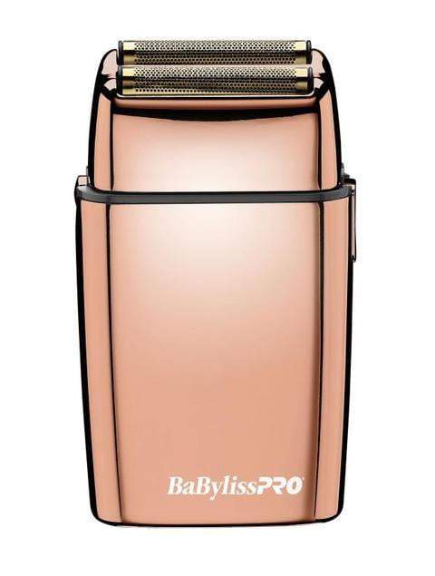 BabylissPRO cordless metal Double Foil Shaver rosegold FXFS2RG