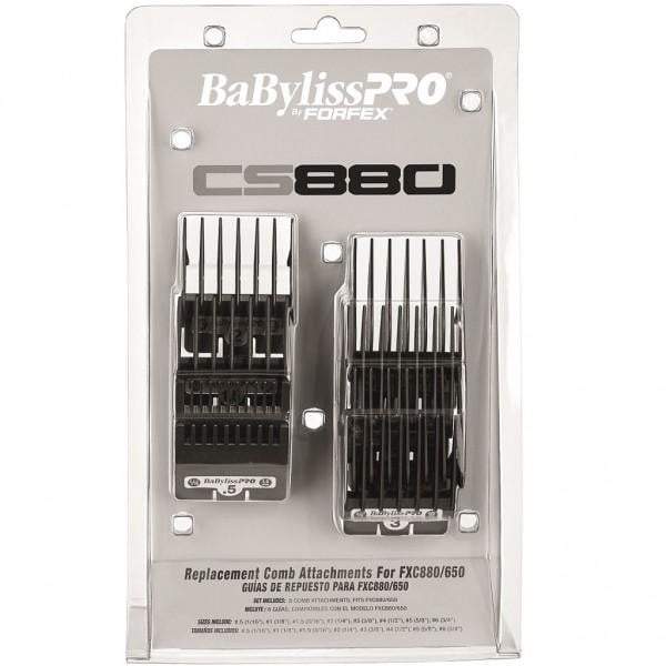 BaBylissPRO By Forfex Attachment Combs - guards 8 Pack CS880