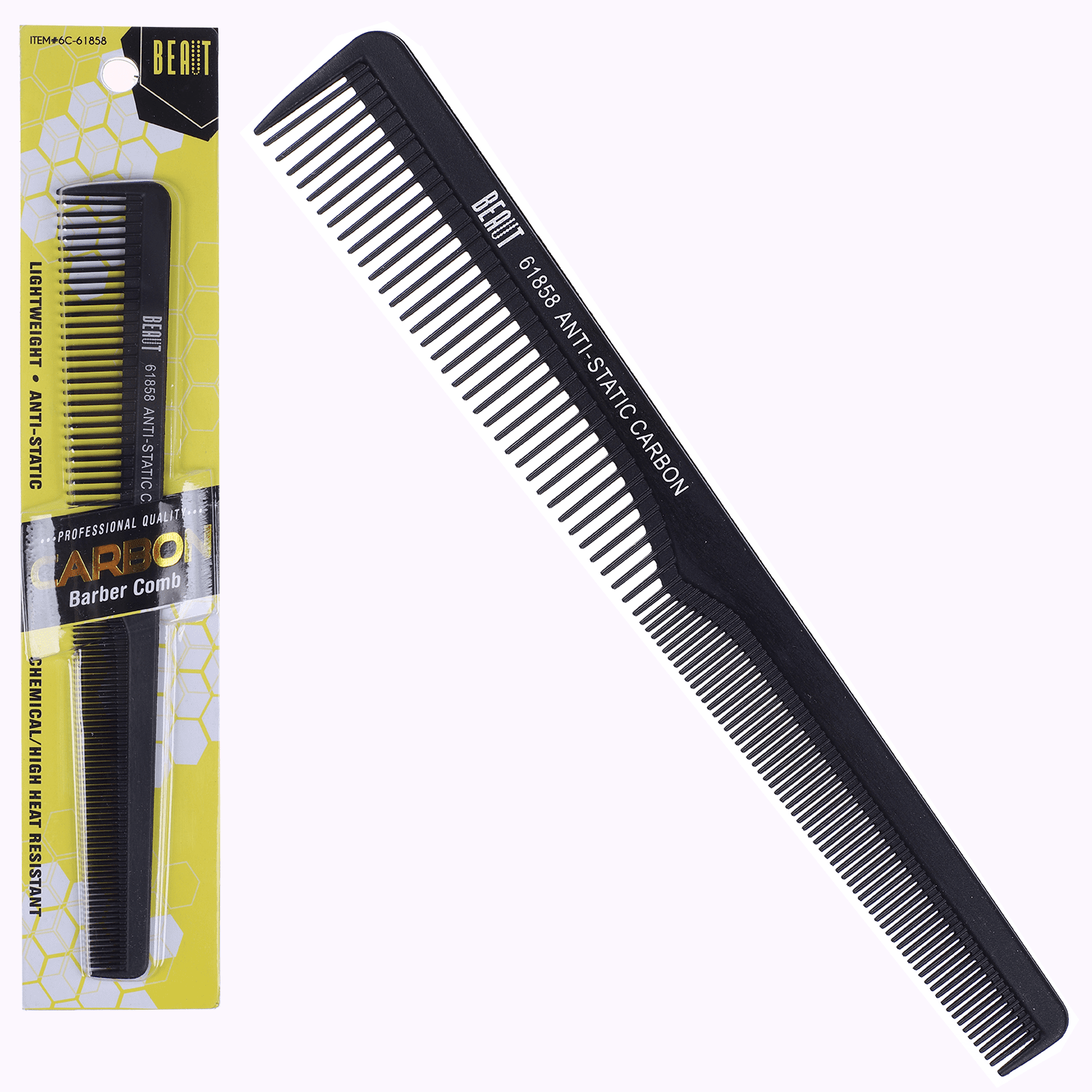 Beaut Anti-static carbon comb 61858