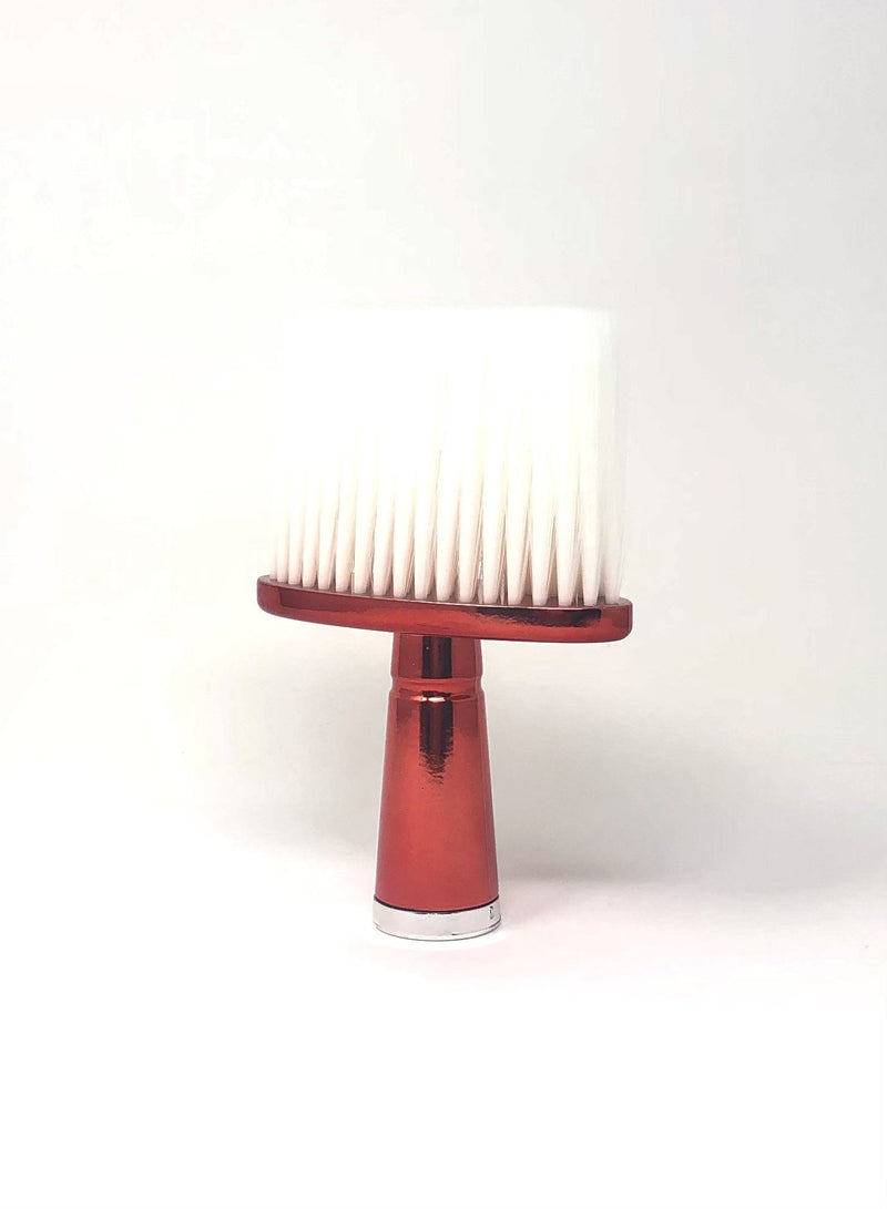 Red T- wide neck duster with soft bristles