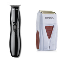 Andis 2pc Cordless Combo – Cordless Slimline black, Cordless Plus Foil Shaver