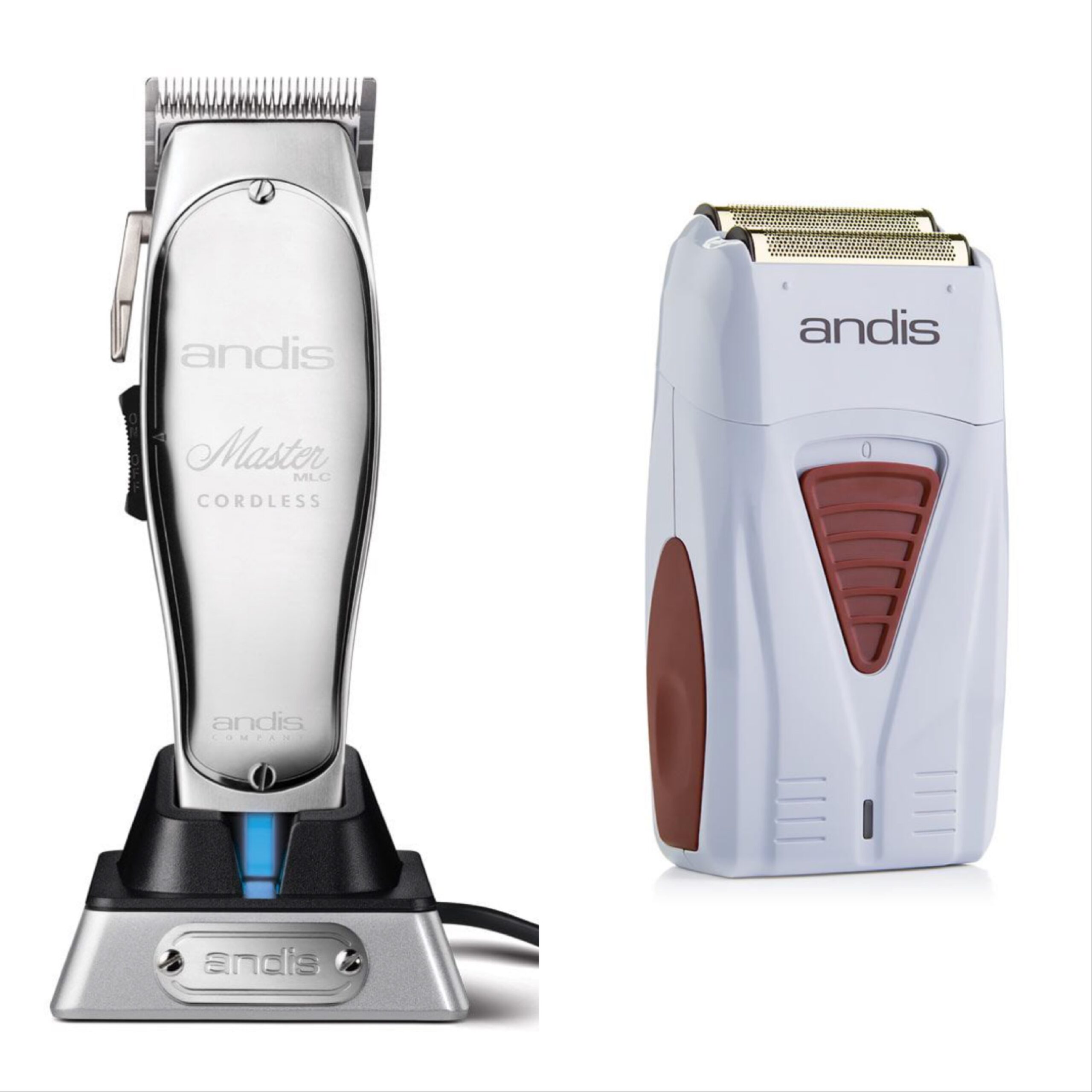 Andis 2pc Cordless Combo – Cordless Master, Cordless Foil Shaver