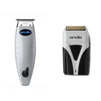 Andis 2pc Cordless Combo – Cordless Slimline black, Cordless Plus Foil Shaver