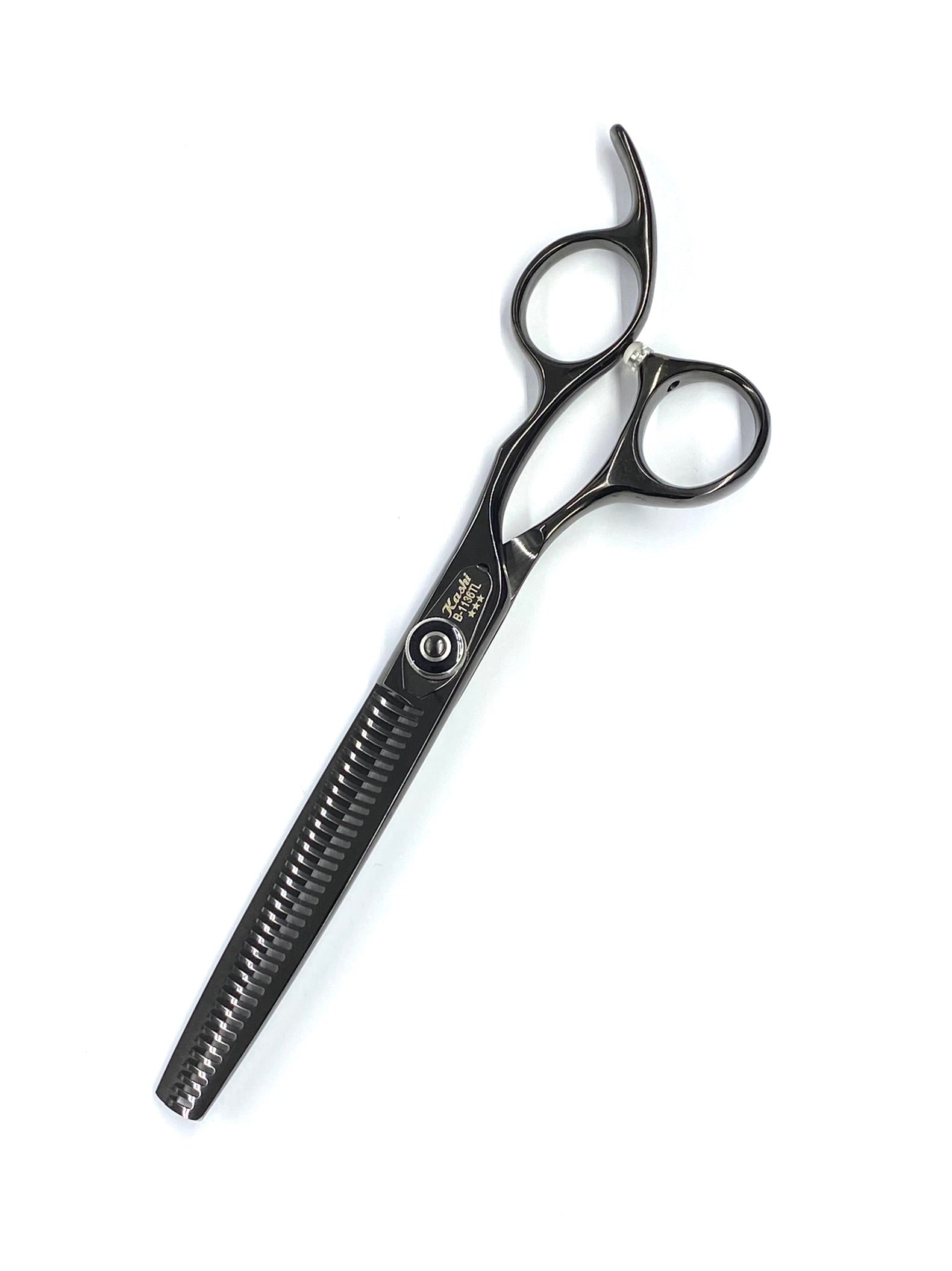 Kashi black Japanese Cobalt Steel thinning Shear size 7''