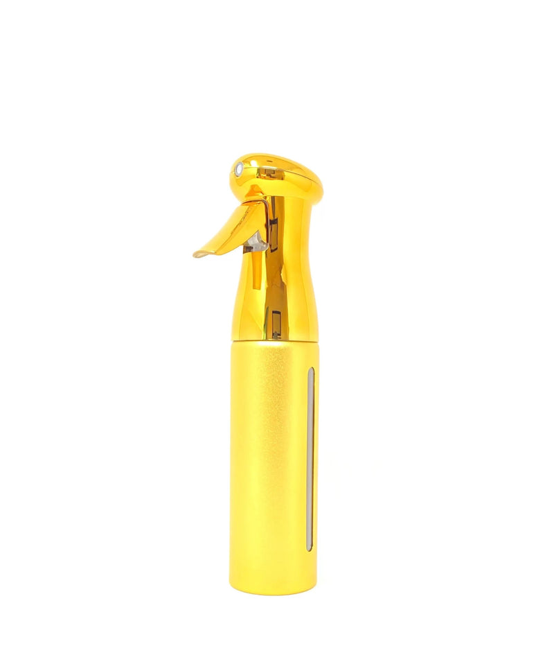 Gold chrome continuous spray mist bottle 300ml