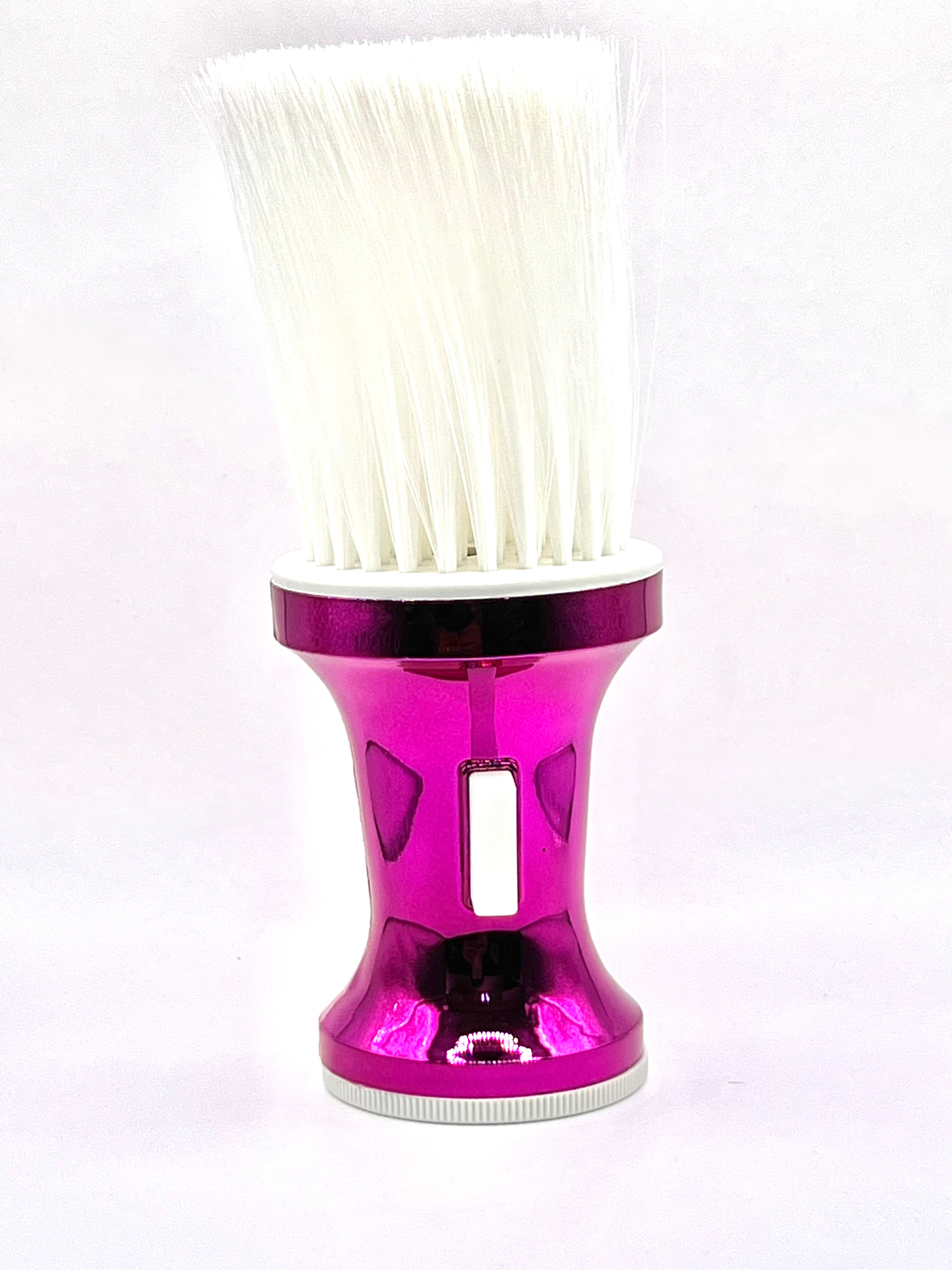 neck duster medium bristles with powder dispenser - multicolor