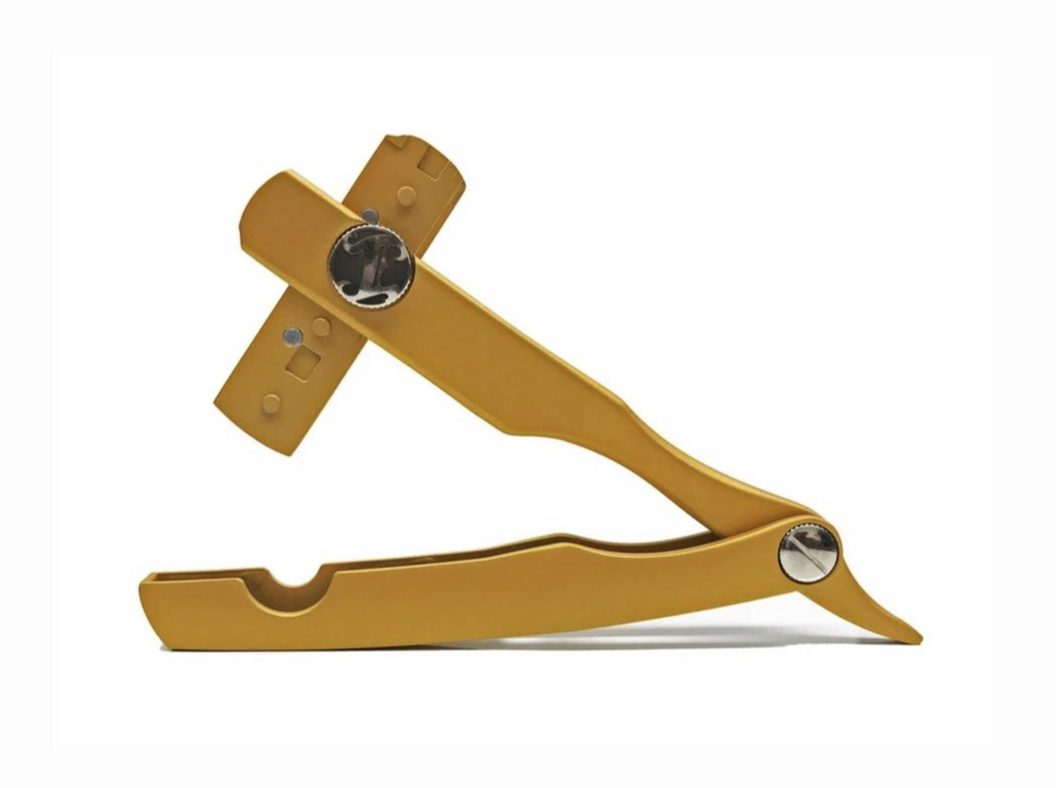 Irving barber co. Cerakote Series Gold Razor holder