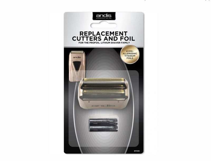 Andis ProFoil shaver replacement cutters and foil – Copper