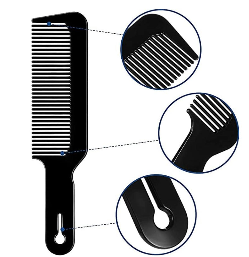 Looks Flat Top Clipper Comb Black