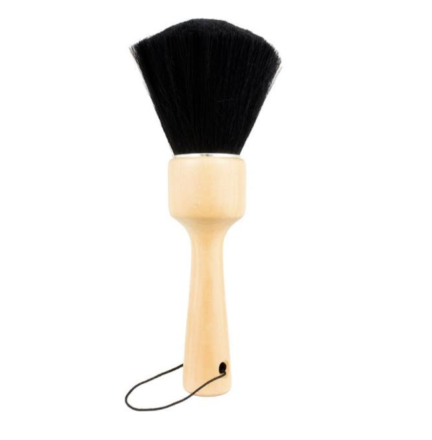 Vincent Long Handle Neck Duster – Wood #VT149