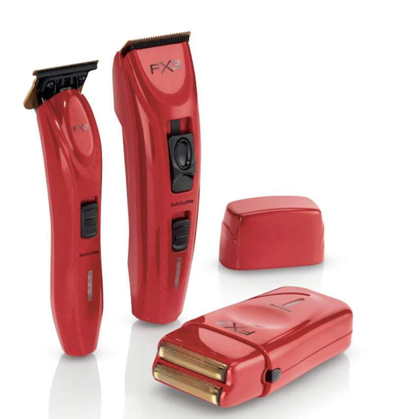 Babylisspro Red FX3 Collection Combo – (Clipper, Trimmer, Shaver)