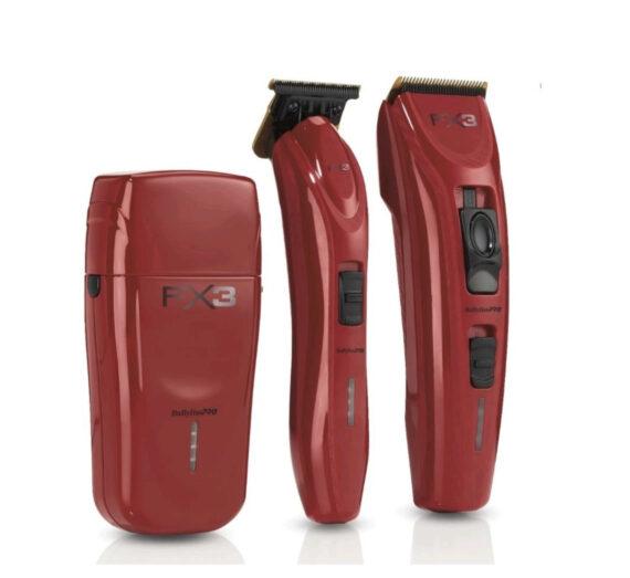 Babylisspro Red FX3 Collection Combo – (Clipper, Trimmer, Shaver)