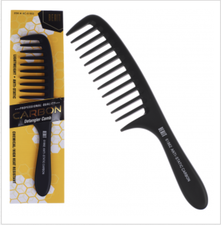 Beaut anti-static carbon comb 61862