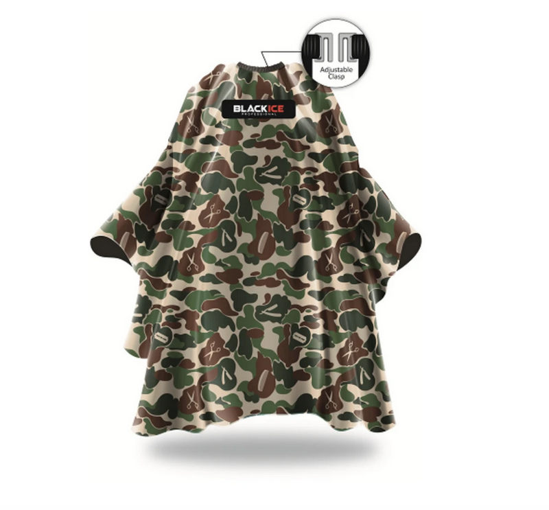 BlackIce CAMO Barber Cape