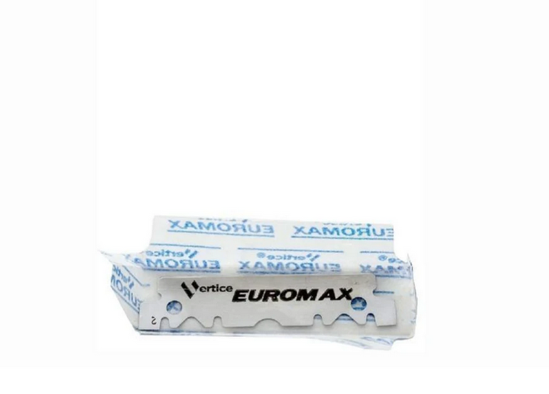 EUROMAX ”Cryo” Sputtered Platinum Blade 100 single Edge blades – PRE CUT