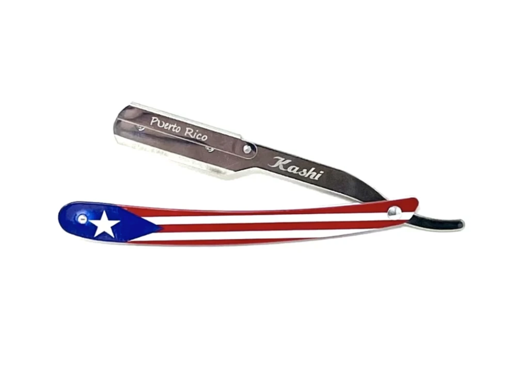 kashi Puerto Rico Flag Swing Razor Holder