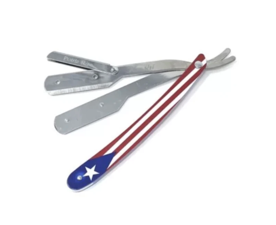 kashi Puerto Rico Flag Swing Razor Holder