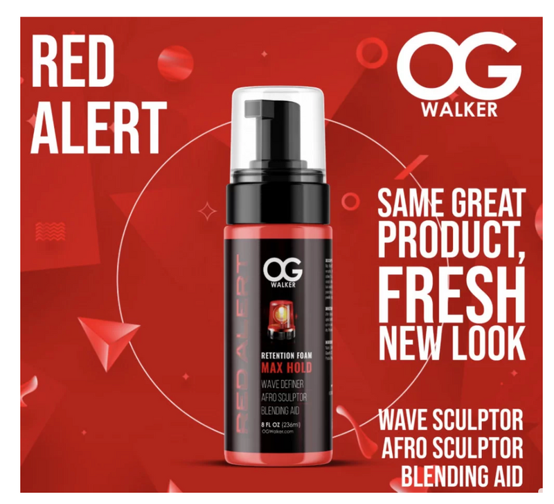 OG WALKER Red Alert Retention Foam Max Hold 8oz