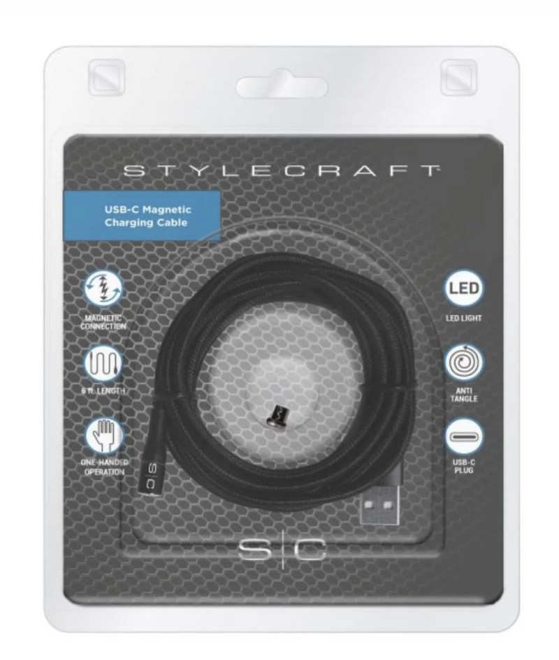 STYLECRAFT S|C & GAMMA+ Magnetic USB-C Charging Cord