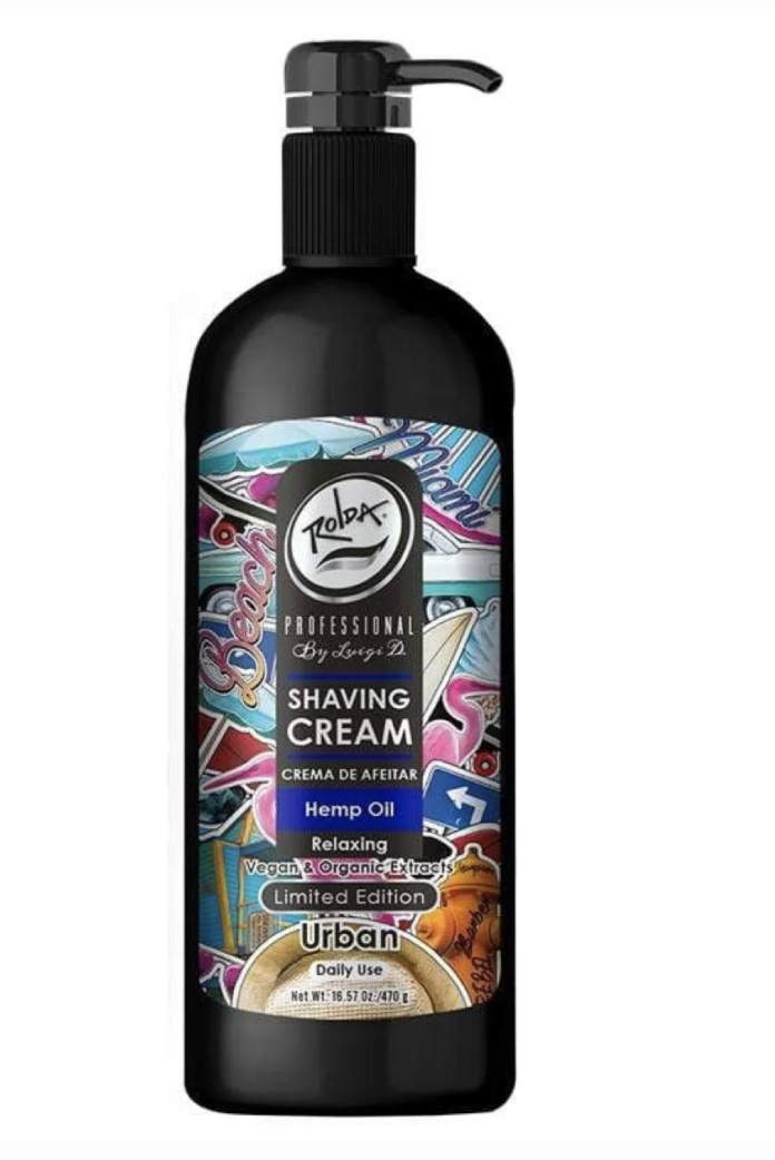 Rolda Shaving Cream Limited Edition – Urban relaxing hemp oil