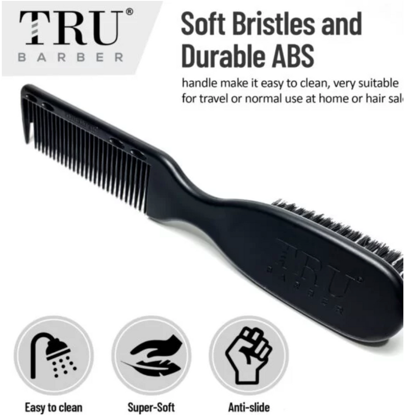 Trubarber Pro fading Brush – 2in1 brush/comb