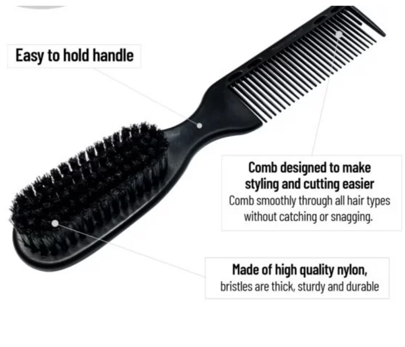 Trubarber Pro fading Brush – 2in1 brush/comb