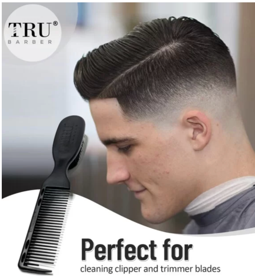 Trubarber Pro fading Brush – 2in1 brush/comb