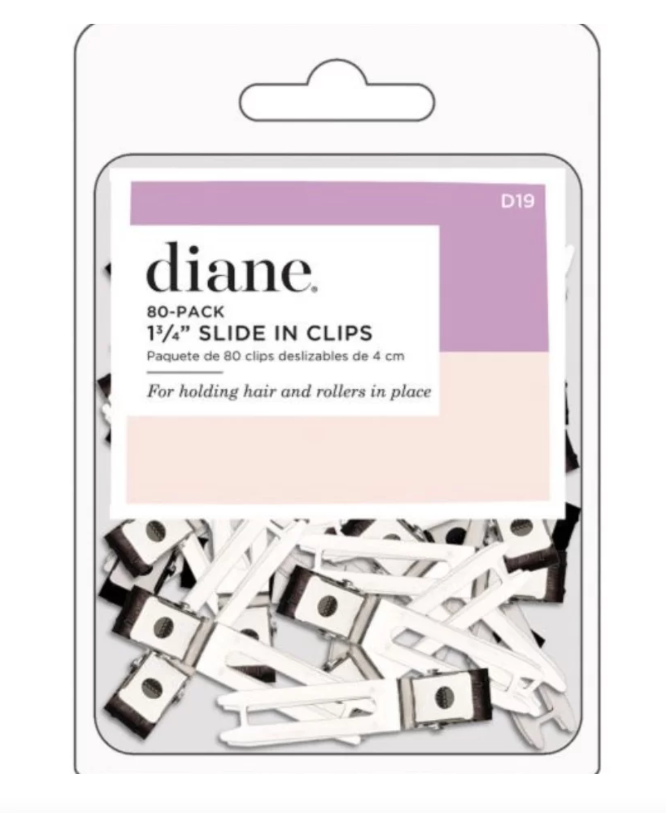 Diane Slide In Clips 1-3/4″ Silver – 80 Pack #D19