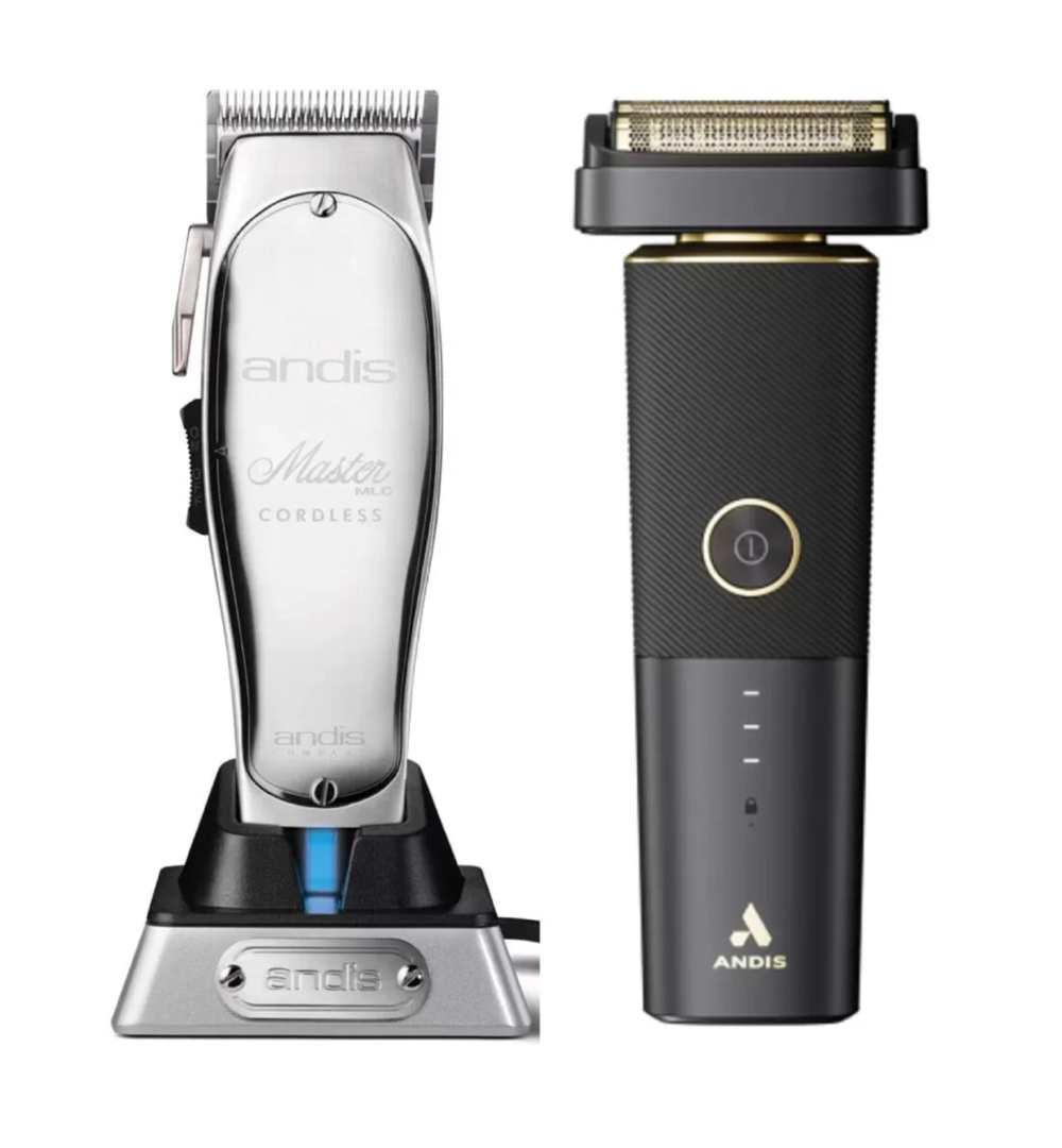 Andis 2pc Cordless Combo – Cordless Master & Cordless reSURGE shaver