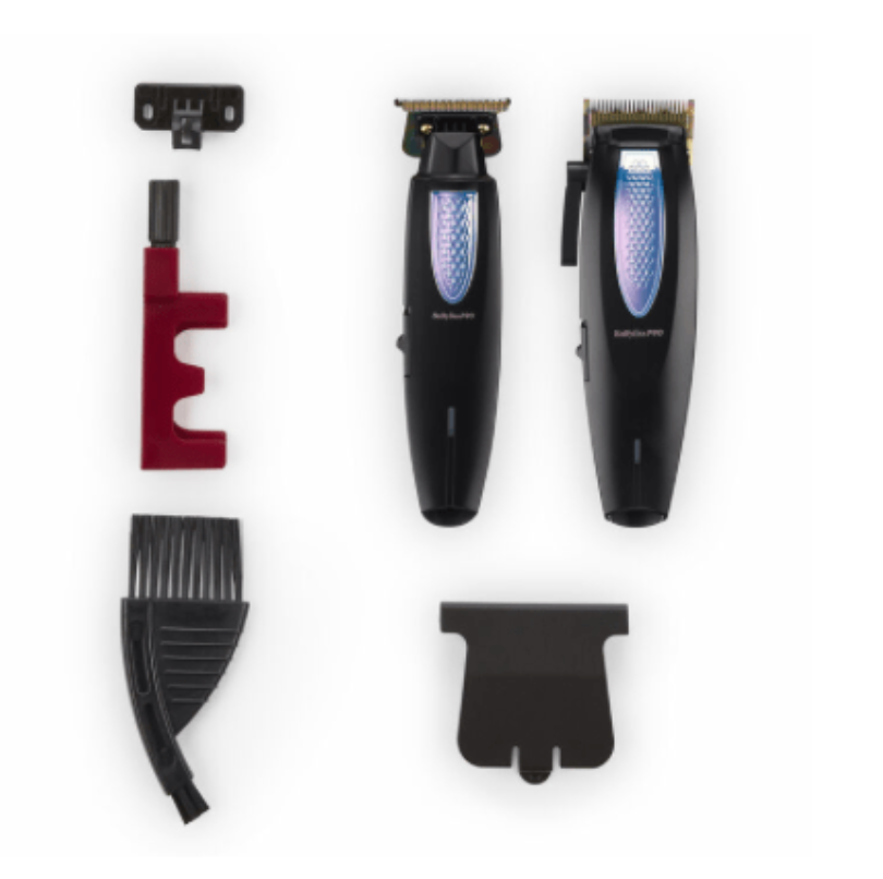 BABYLISSPRO LITHIUMFX+ LIMITED EDITION IRIDESCENT COLLECTION CORDLESS LI ERGONOMIC CLIPPER AND TRIMMER COMBO #FX73HOLPKRB