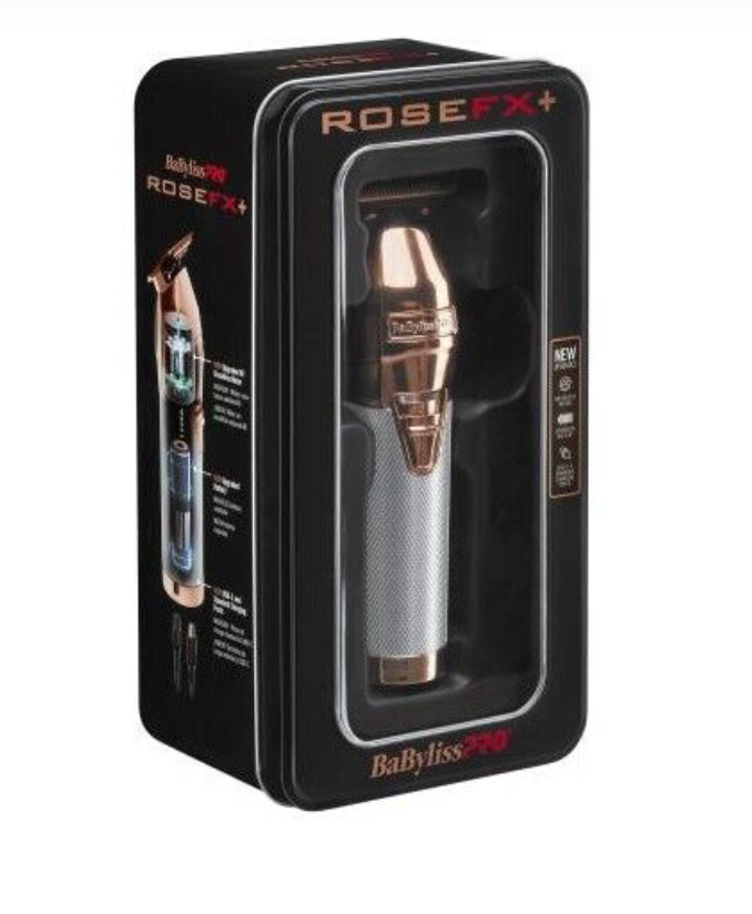 BaBylissPRO New Upgraded RoseFX+ ROSE GOLD N1 Skeleton Cordless Trimmer FX787NRG