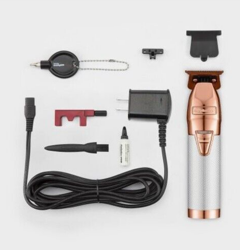 BaBylissPRO New Upgraded RoseFX+ ROSE GOLD N1 Skeleton Cordless Trimmer FX787NRG