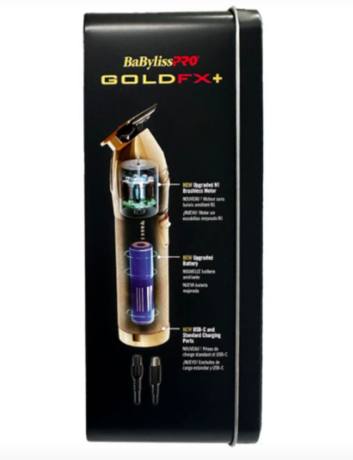 BaBylissPRO New Upgraded GoldFX+ N1 Skeleton Cordless Trimmer FX787NG