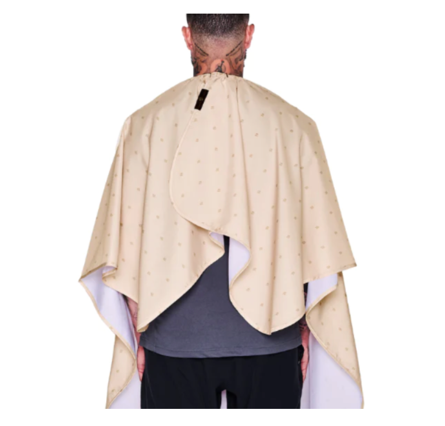 Barber Strong barber Cape – Shield Khaki – Creamy