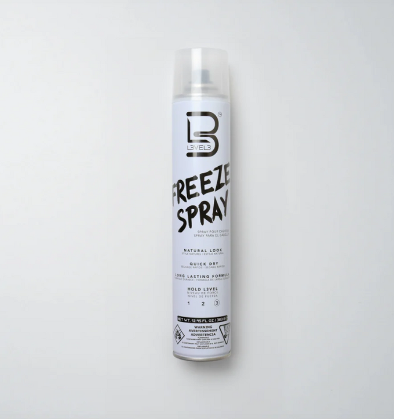 L3VEL3™ Freeze Hair Spray 400 ml – White Can