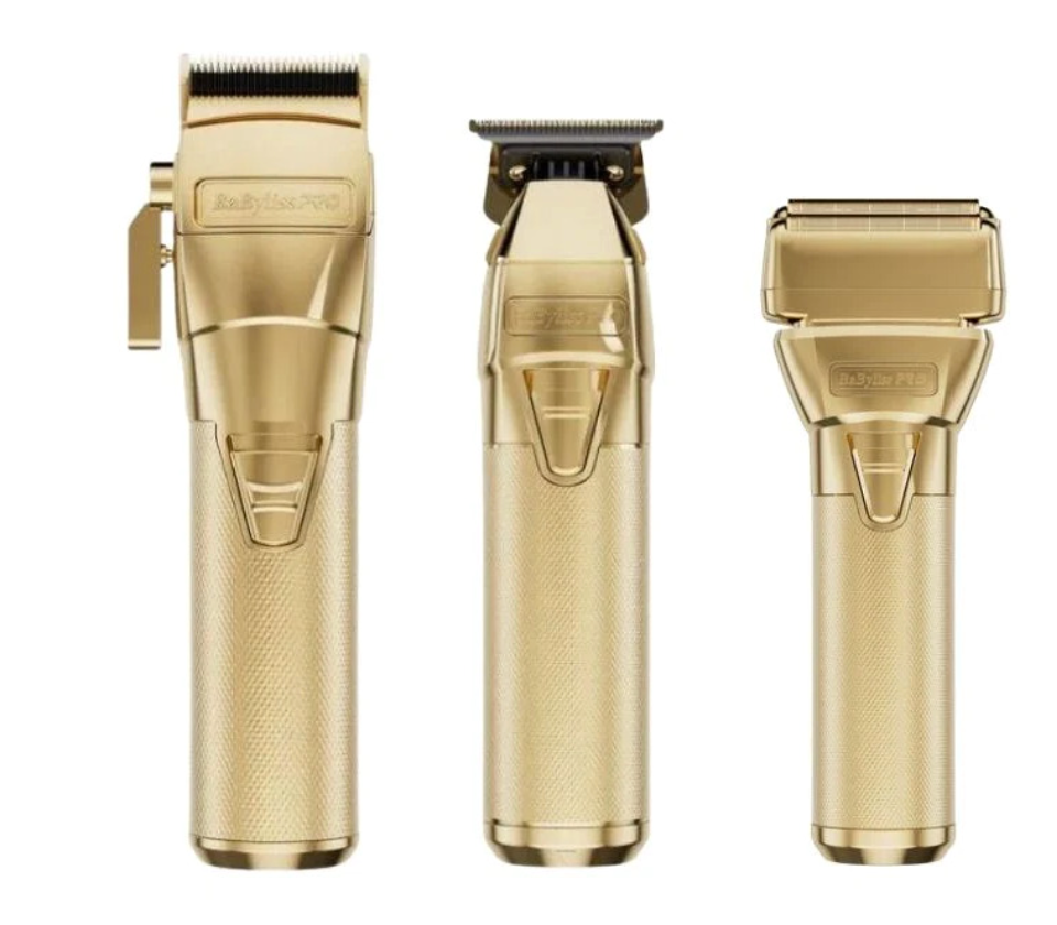 Babylisspro 3pc GOLDFXONE Combo – FXONE Clipper FX899G, FXONE Trimmer FX799G , FXONE Shaver FX79FSG