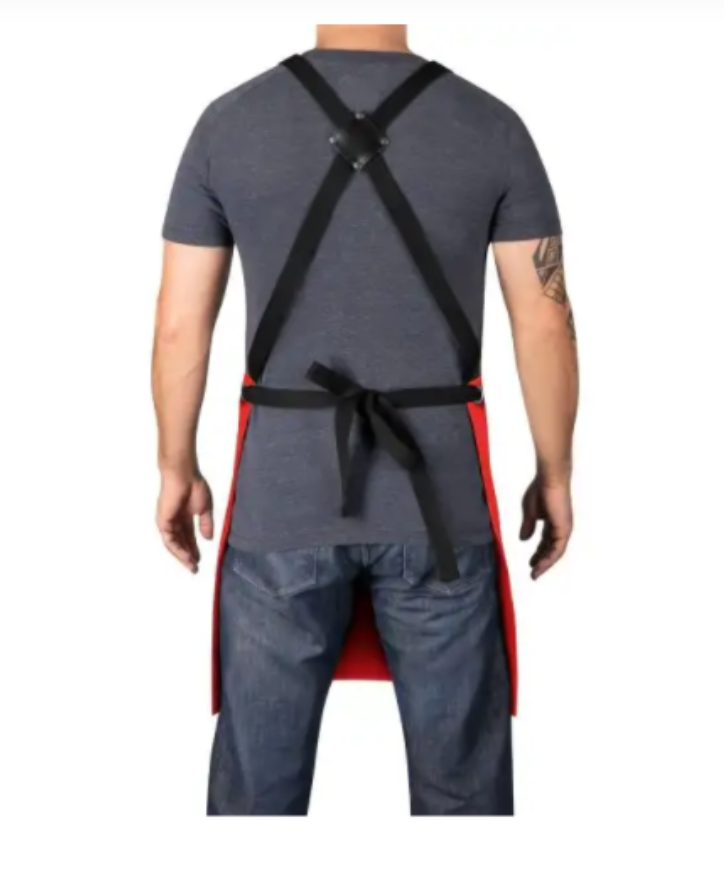 GAMMA+ X STYLECRAFT BARBER APRON – Red