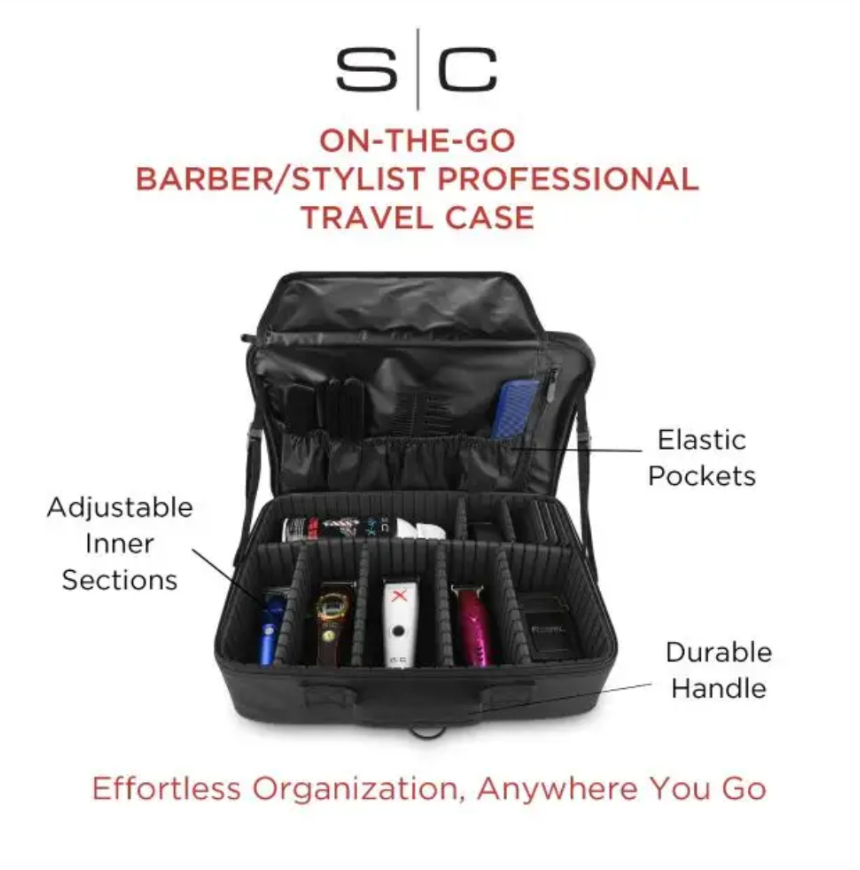 STYLECRAFT ON THE GO BARBER/STYLIST MIRROR CASE SC328B