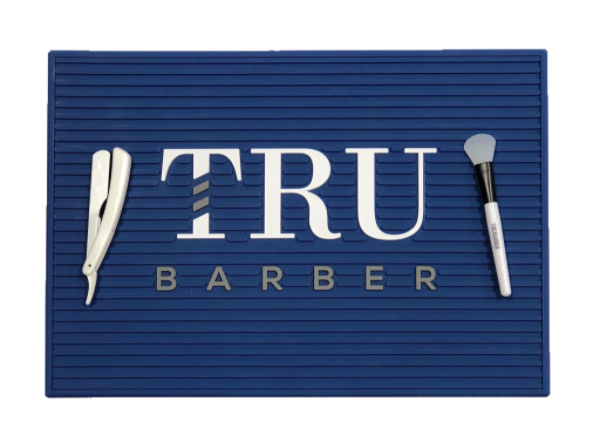 TruBarber mini barber station Mat 14''x9'' mulitple-colors