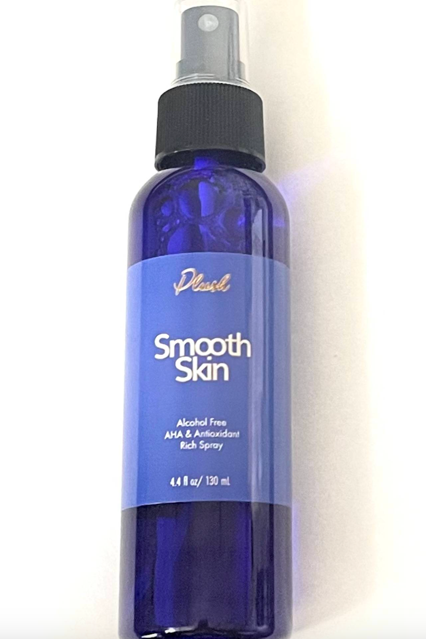 Plush Smooth Skin Alcohol Free AHA & Antioxidant rich Spray Bumps & Ingrown Treatment 4.4oz