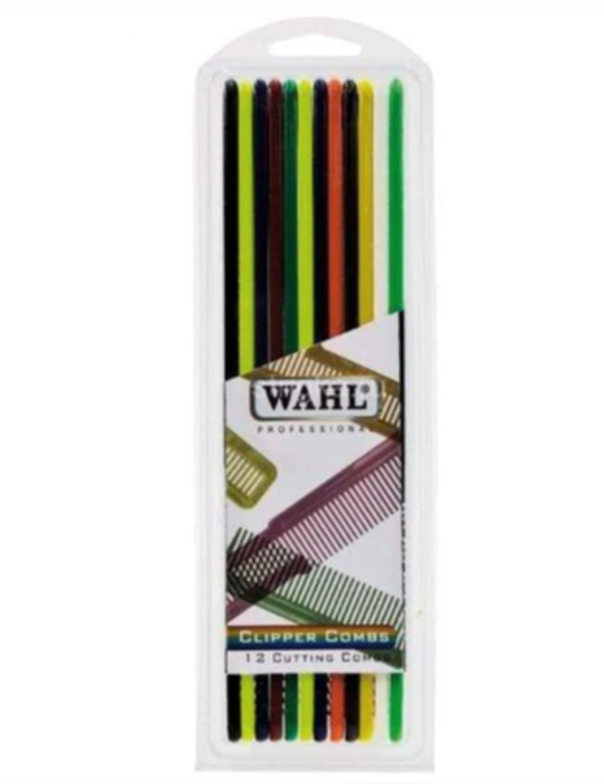 Wahl Professional Assorted Clipper Combs 12 Pack #03206-200