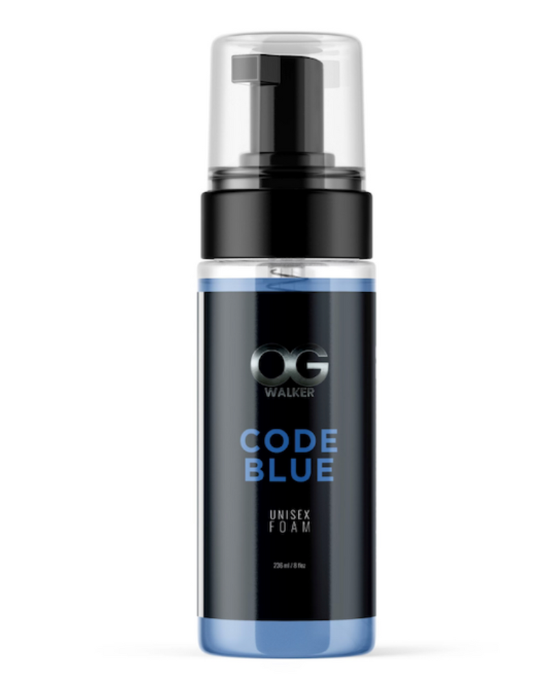 OG WALKER CODE BLUE FOAM MAX HOLD 8oz