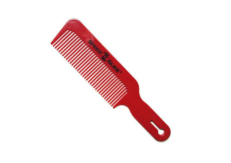 Speed O Guide red styling flat top comb