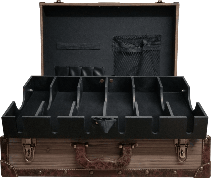 Vincent Master travel barber Case [wood].