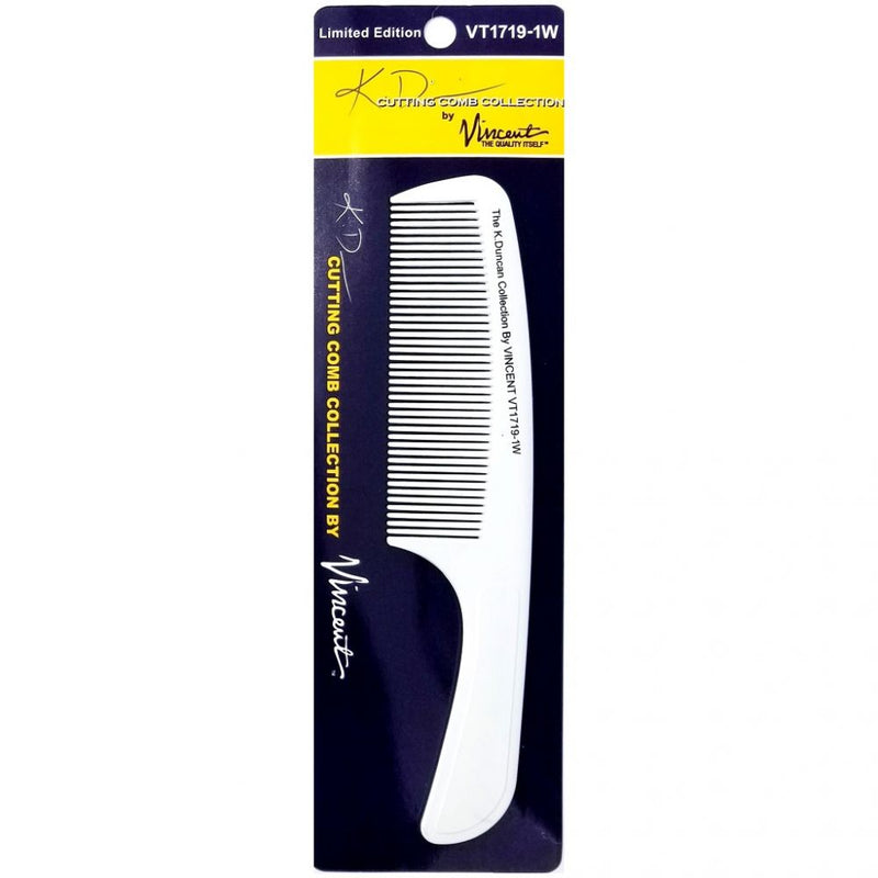 Vincent kd comb white flat top VT1719-1W